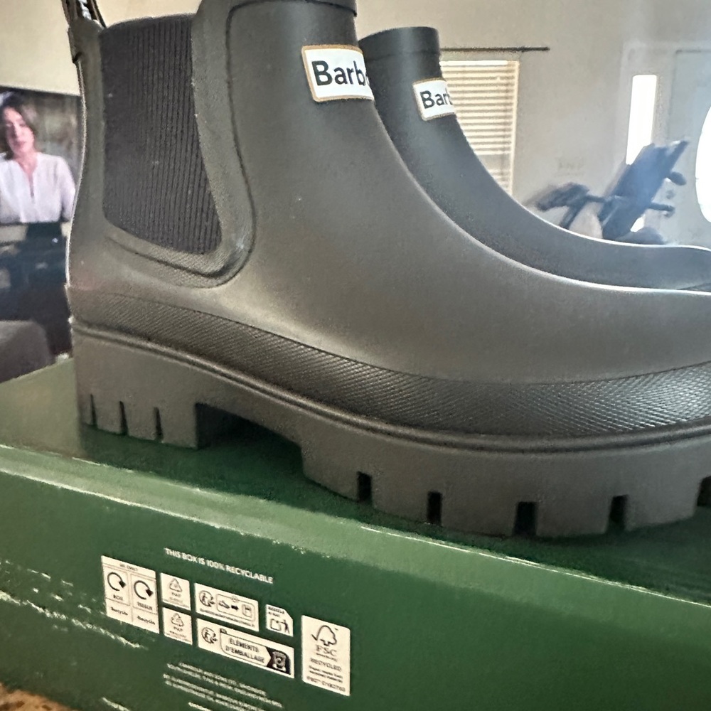 Barbour Black Ankle Boots
